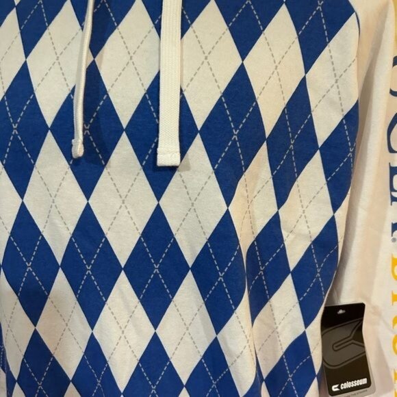 UCLA Bruins Pullover Hoodie Argyle Mens Large New - Picture 3 of 8